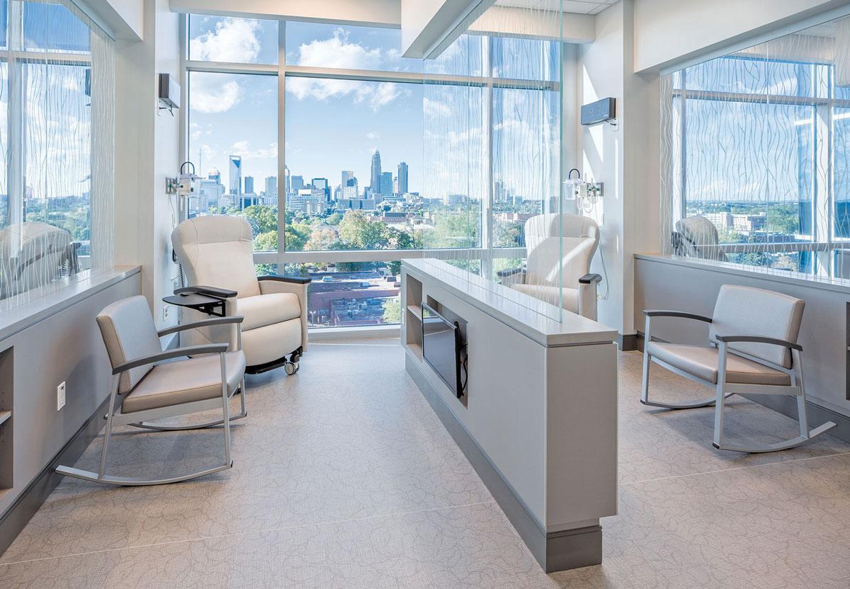 With fold-away tables, foot trays and quick-release seats, caregivers get more versatility and convenience from a Champion recliner.