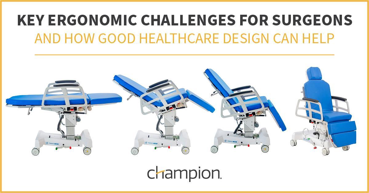 Key Ergonomic Challenges for Surgeons—and How Good Healthcare Design Can Help