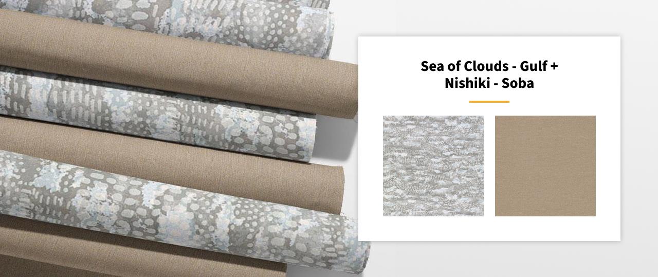 Champion fabrics and finishes sea of clouds and soba